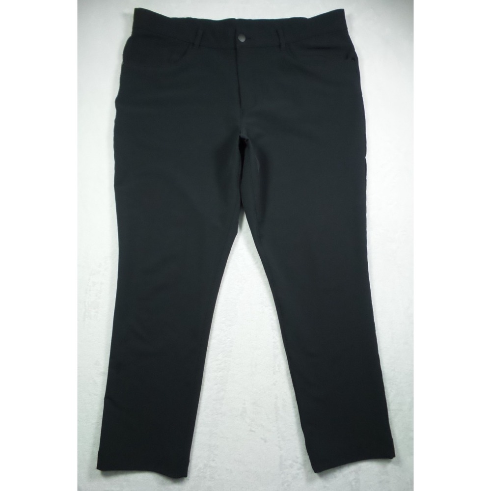 Panama Jack Pants Size 40 x 30 Black Stretch Lightweight Performance Pockets